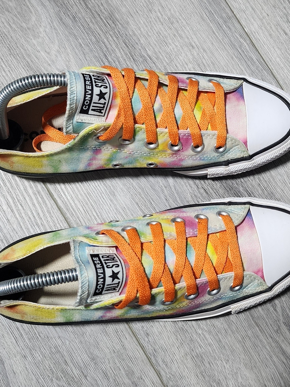 Converse Chuck Taylor All Star Low Top Water Color Tie-dye Sneakers Womens 8 - Picture 6 of 8